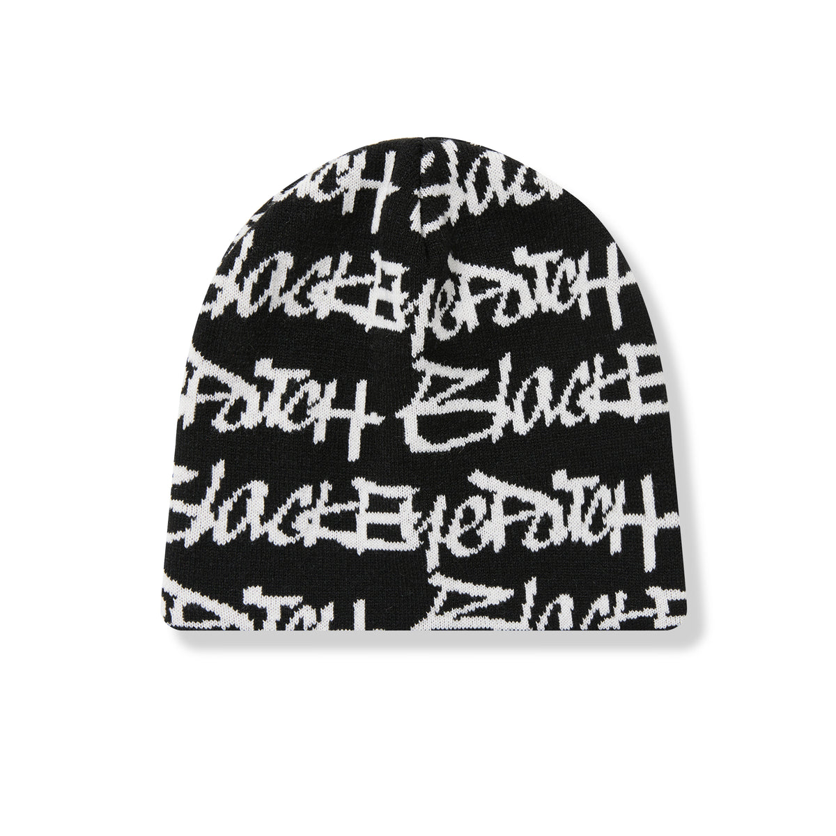 帽子 black eye patch FASTHAND SCRIPT BEANIE BEPFW25AC32_01_BLACK_1200x1200