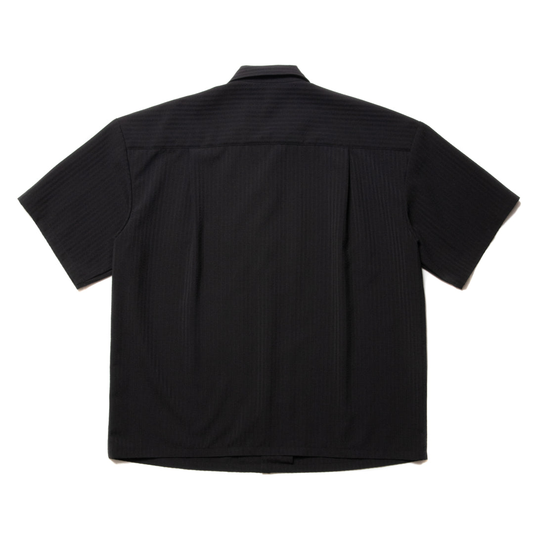 COOTIE(クーティー) / T/W Sucker Open Collar S/S Shirt (Black)