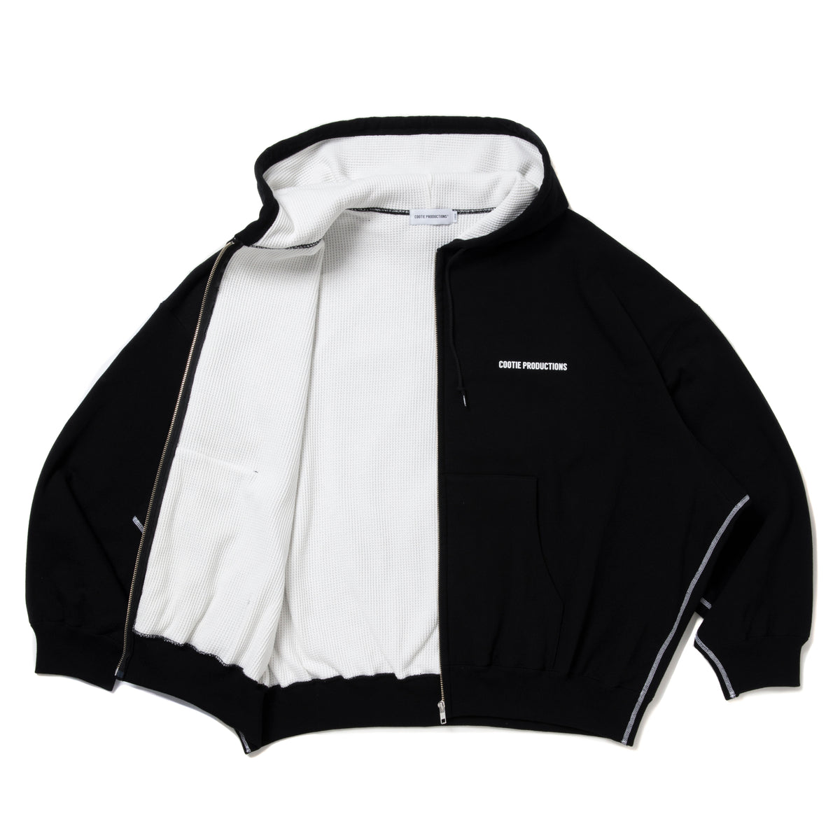 COOTIE Thermal Combination Sweat Zip Hoodie クーティーのオンライン