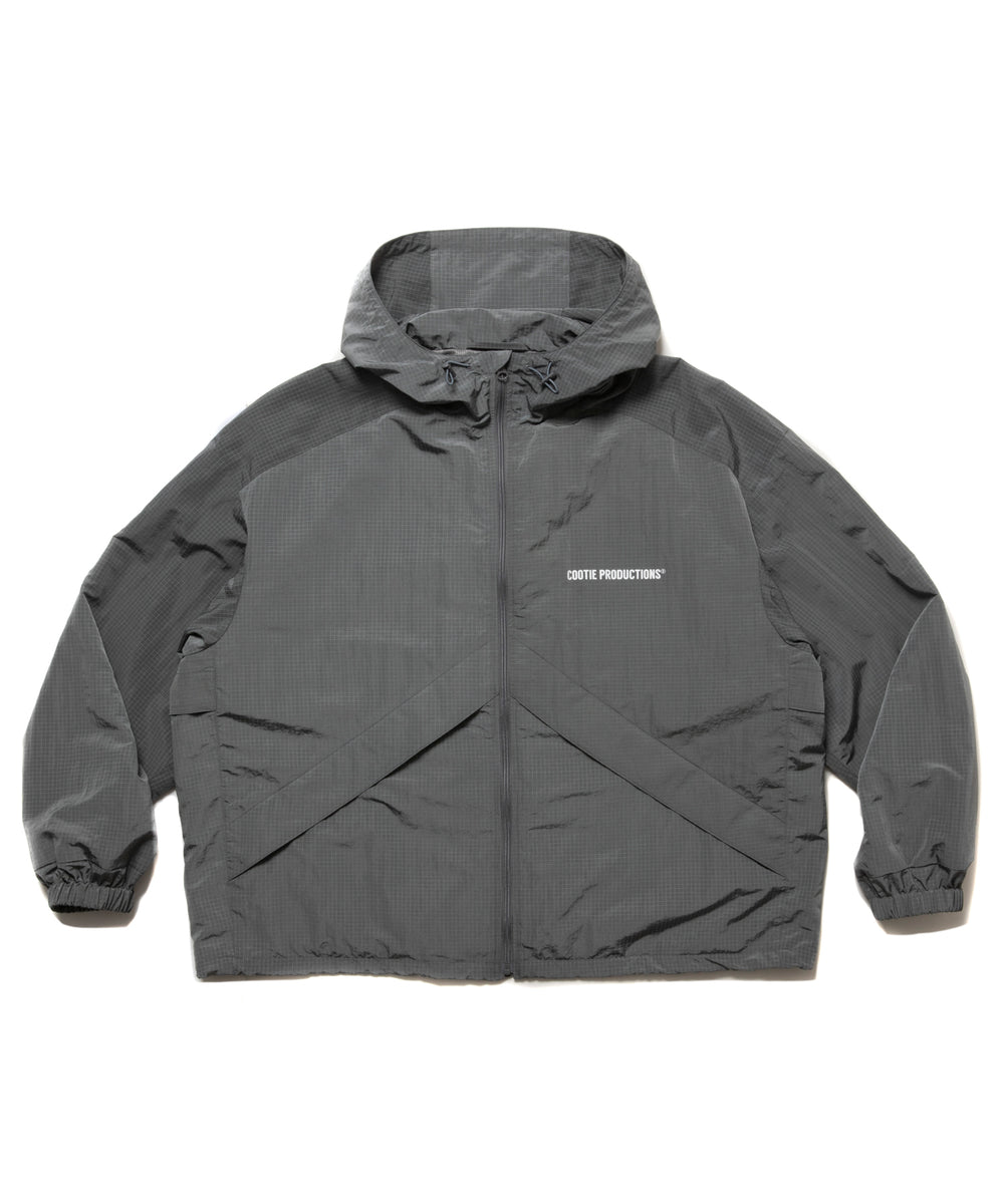 COOTIE PRODUCTIONS グレー ナイロンジャケット L COOTIE PRODUCTIONS® Nylon Ripstop Training Jacket クーティーの正規