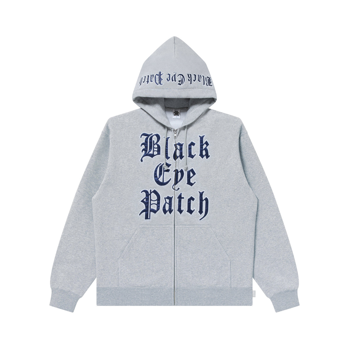 Black Eye Patch STACKED OE LOGO ZIP HOODIE ブラックアイパッチの