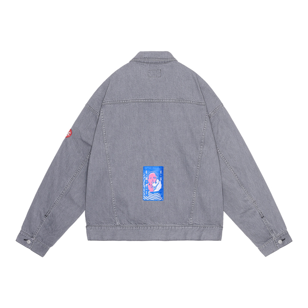 C.E / Washed Black Denim Trucker Jacket シーイー – HYBRYDS ONLINE 