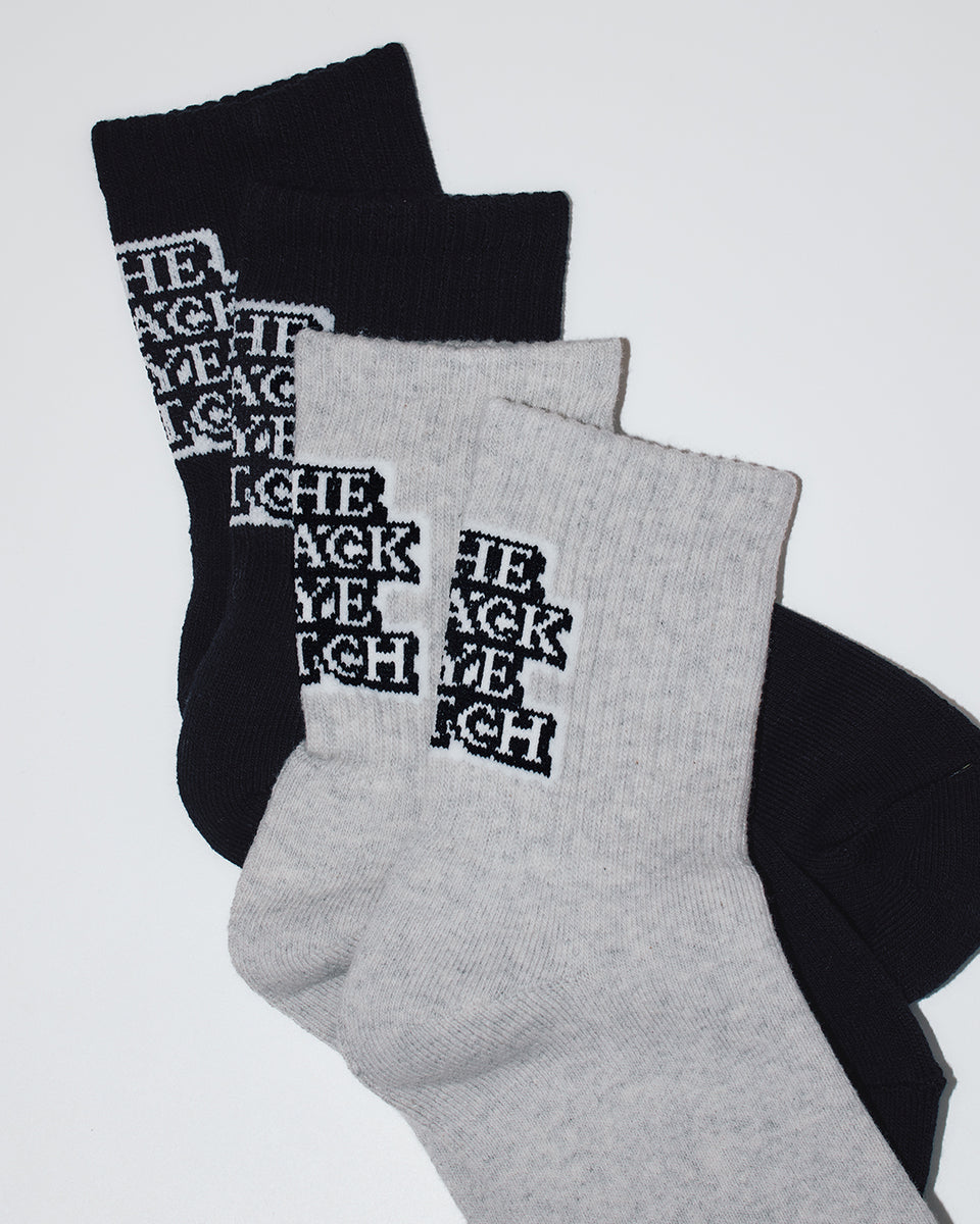 レッグウェア Black eye patch OG LABEL SOCKS BLACK レッグウェア Black eye patch OG LABEL SOCKS BLACK