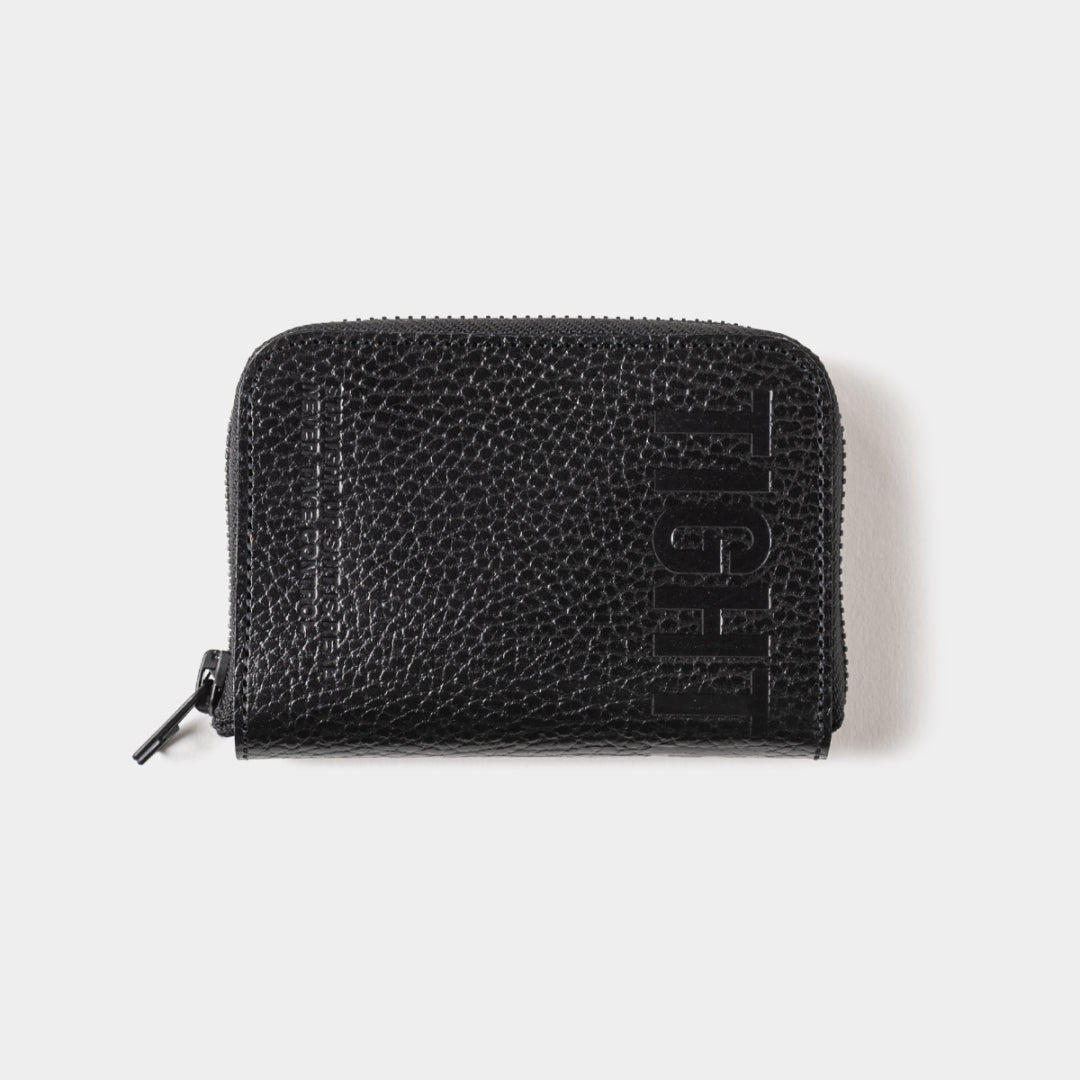 TIGHTBOOTH ブラック 二つ折り財布 TIGHTBOOTH LEATHER ZIP WALLET (Black) タイトブースのオンライン通販