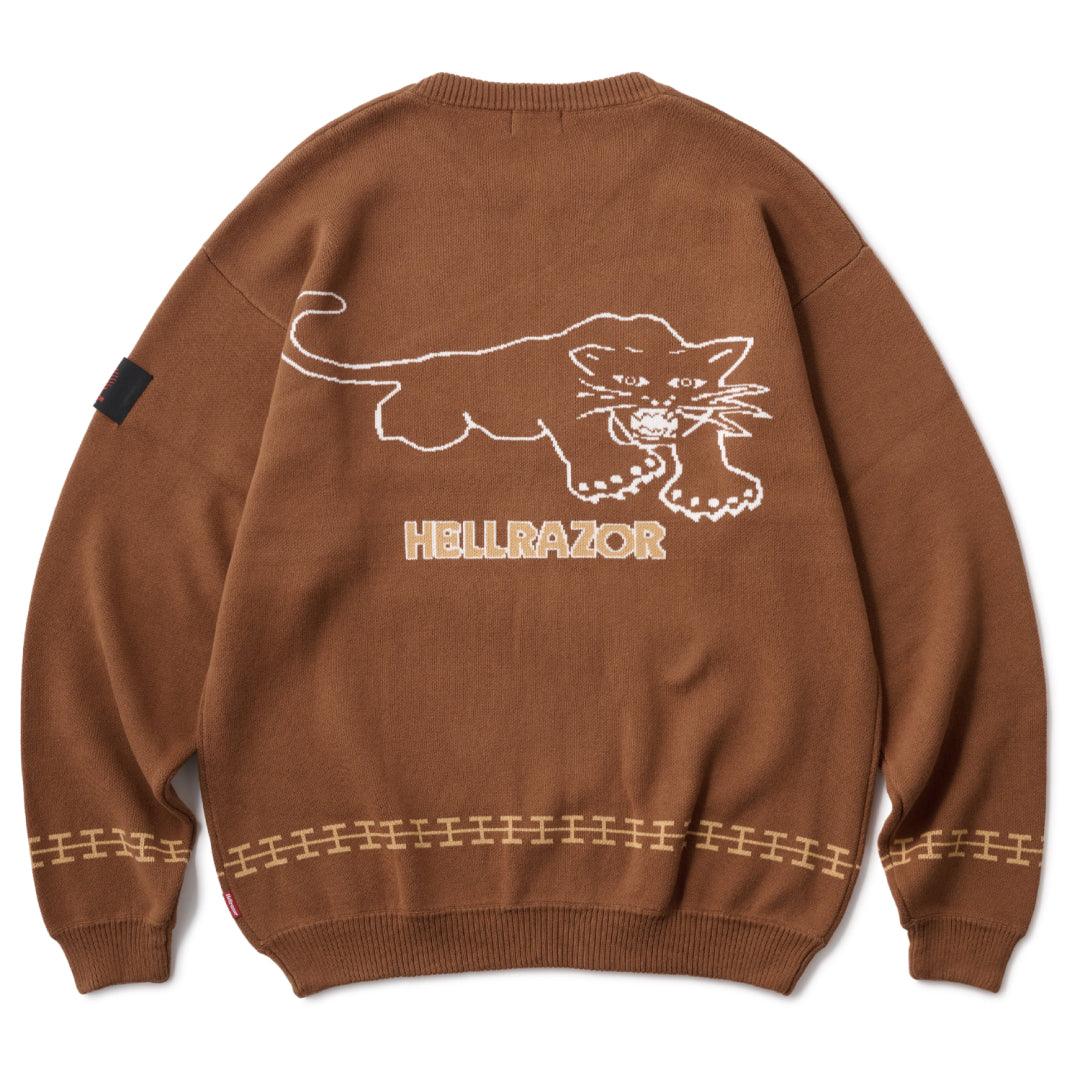 HELLRAZOR ALL TO MY PEOPLE CREW KNIT ヘルレイザーの正規取り扱い