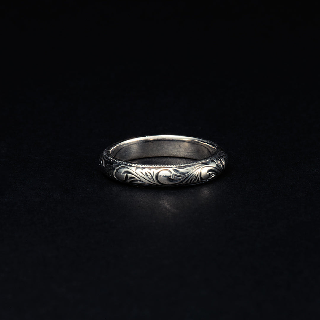 Antidote BUYERS CLUB Engraved Round Ring (SILVER) アンチドート 