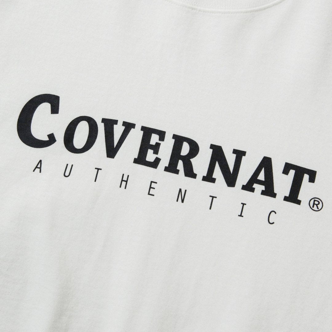 COVERNAT AUTHENTIC LOGO LONG SLEEVE (White) カバーナット コボナッ