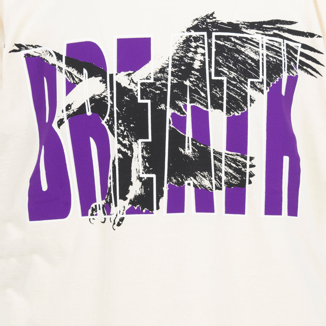 BREATH LOGO EAGLE TEE (White x Purple) ブレスの正規取り扱い