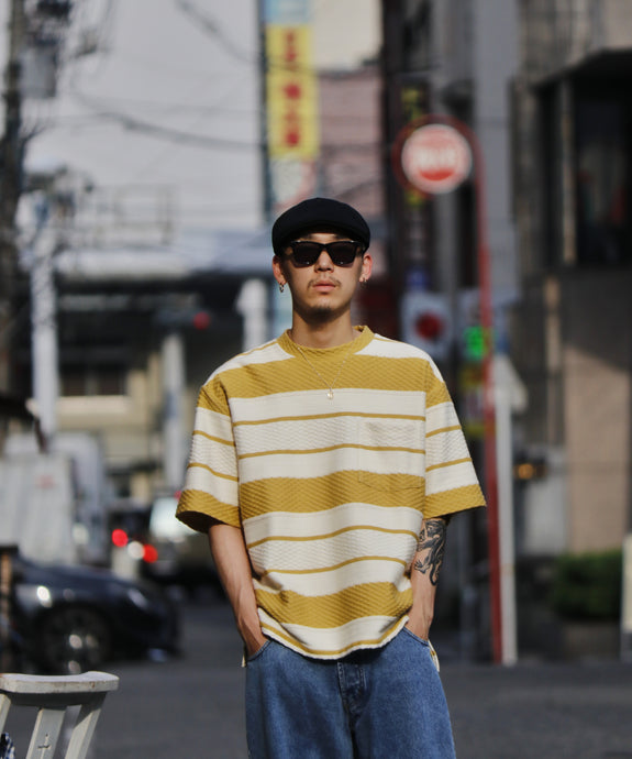 SON OF THE CHEESE(サノバチーズ) / Border Wide Tee