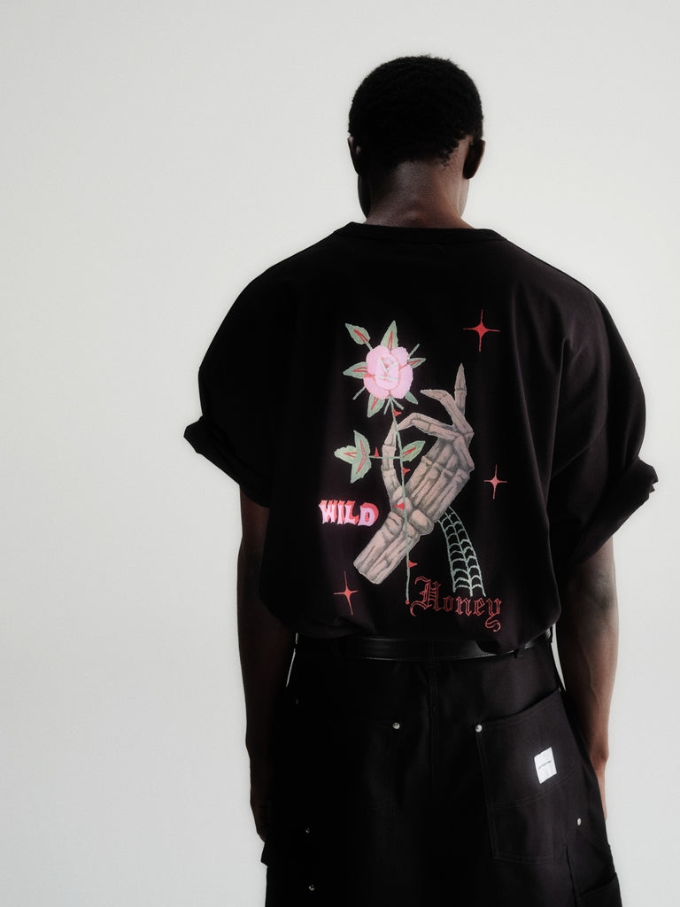 Print S/S Tee (Wild Honey)