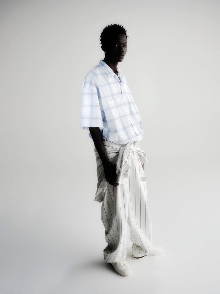 T/C Sucker Ombre Check S/S Shirt