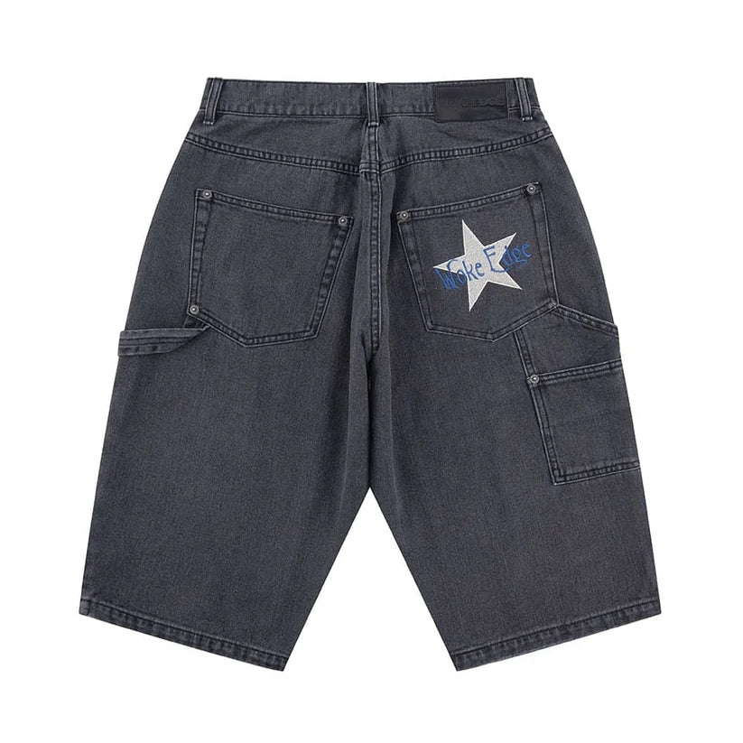 Bicolor Double Knee Shorts