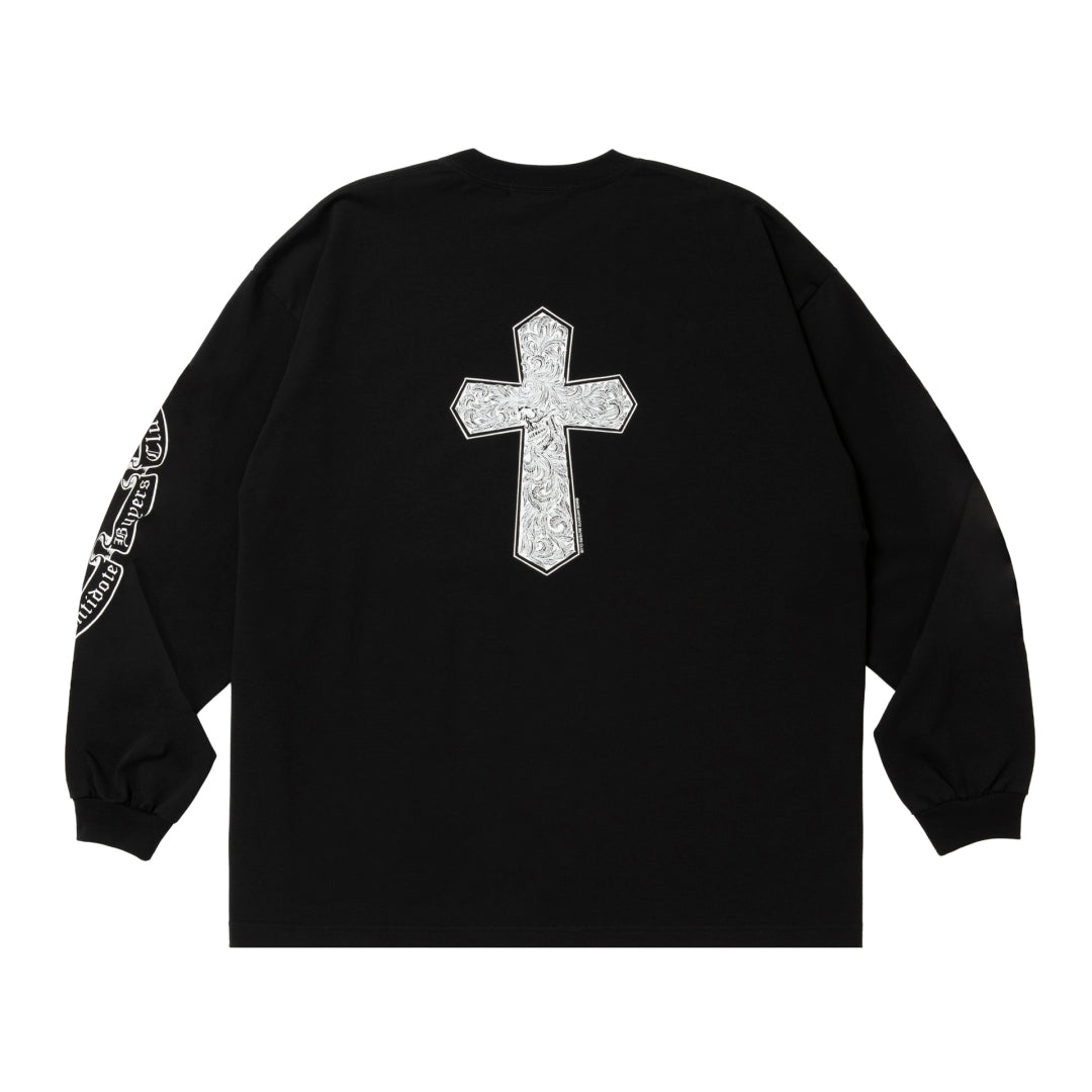 Pima Cotton L/S Tee (Leaf Skull)