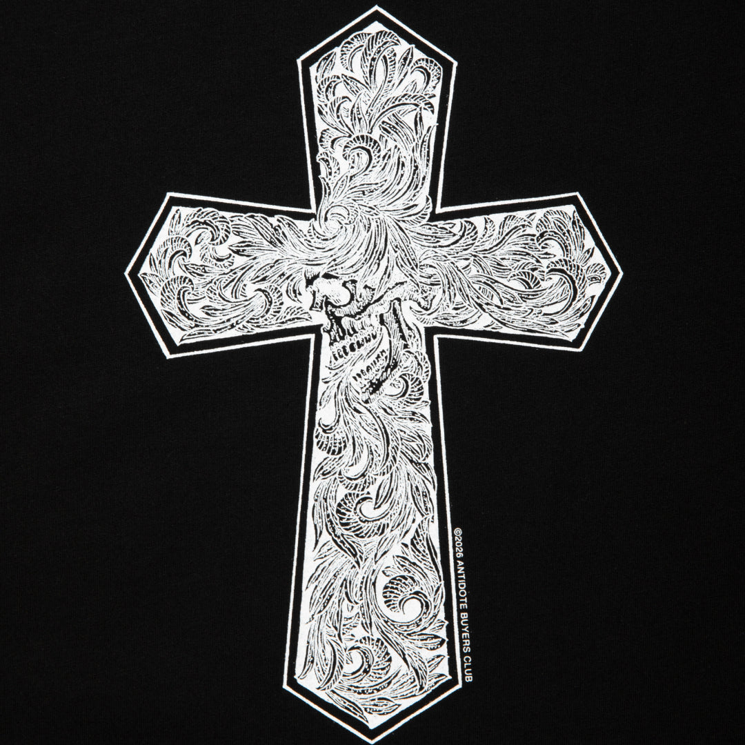 Pima Cotton L/S Tee (Leaf Skull)