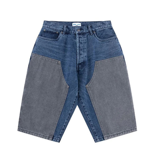 Bicolor Double Knee Shorts