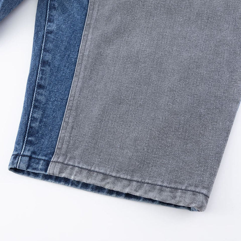 Bicolor Double Knee Shorts