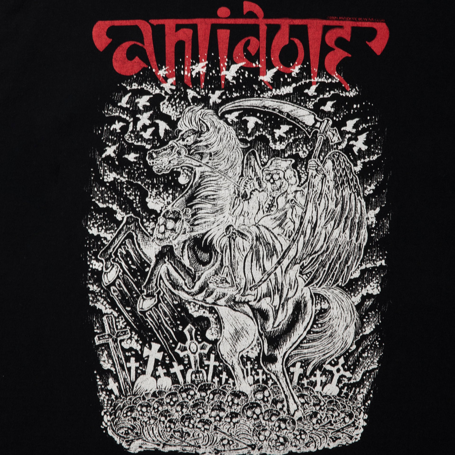 Fade Wash L/S Tee (Grim Reaper)