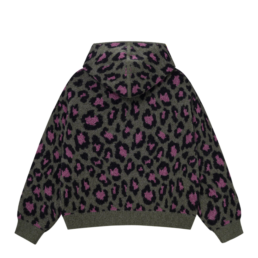 Leoparad Mohair Zip Knit