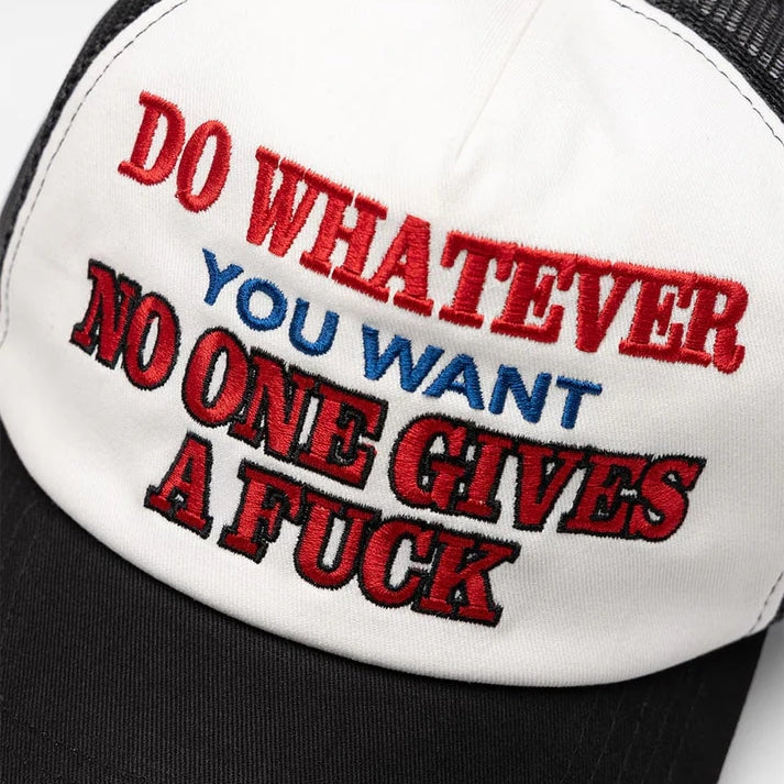 No One Gives A Fuck Trucker Cap