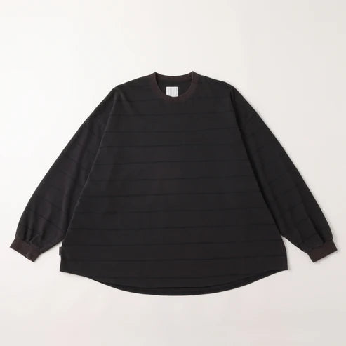 SIDE STRIPE SUPER BIG LS TEE (DISCHARGED)