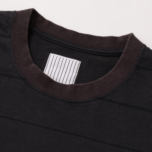 SIDE STRIPE SUPER BIG LS TEE (DISCHARGED)