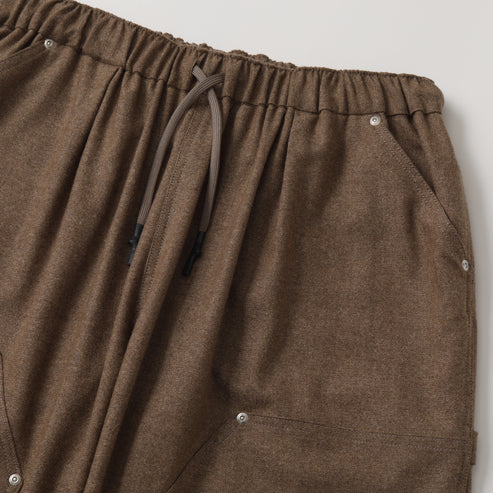 CASHMERE WOOL DOUBLE KNEE PANTS