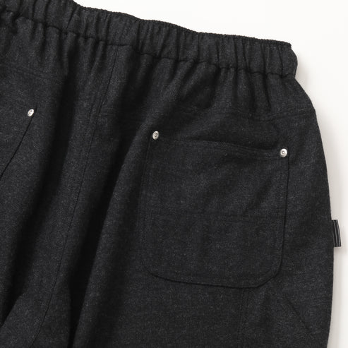 CASHMERE WOOL DOUBLE KNEE PANTS