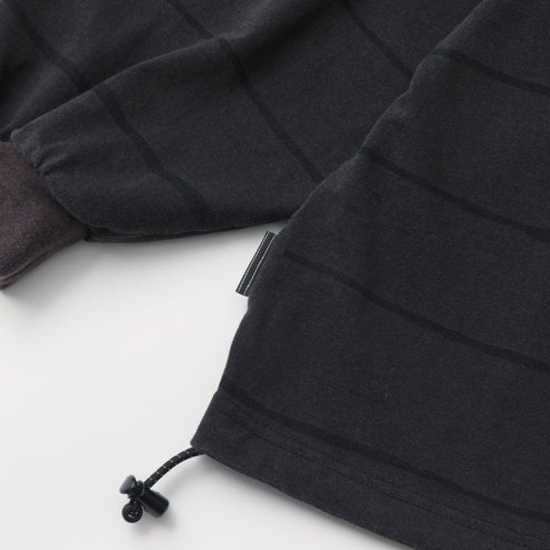 SIDE STRIPE HOODY LS TEE (DISCHARGED)