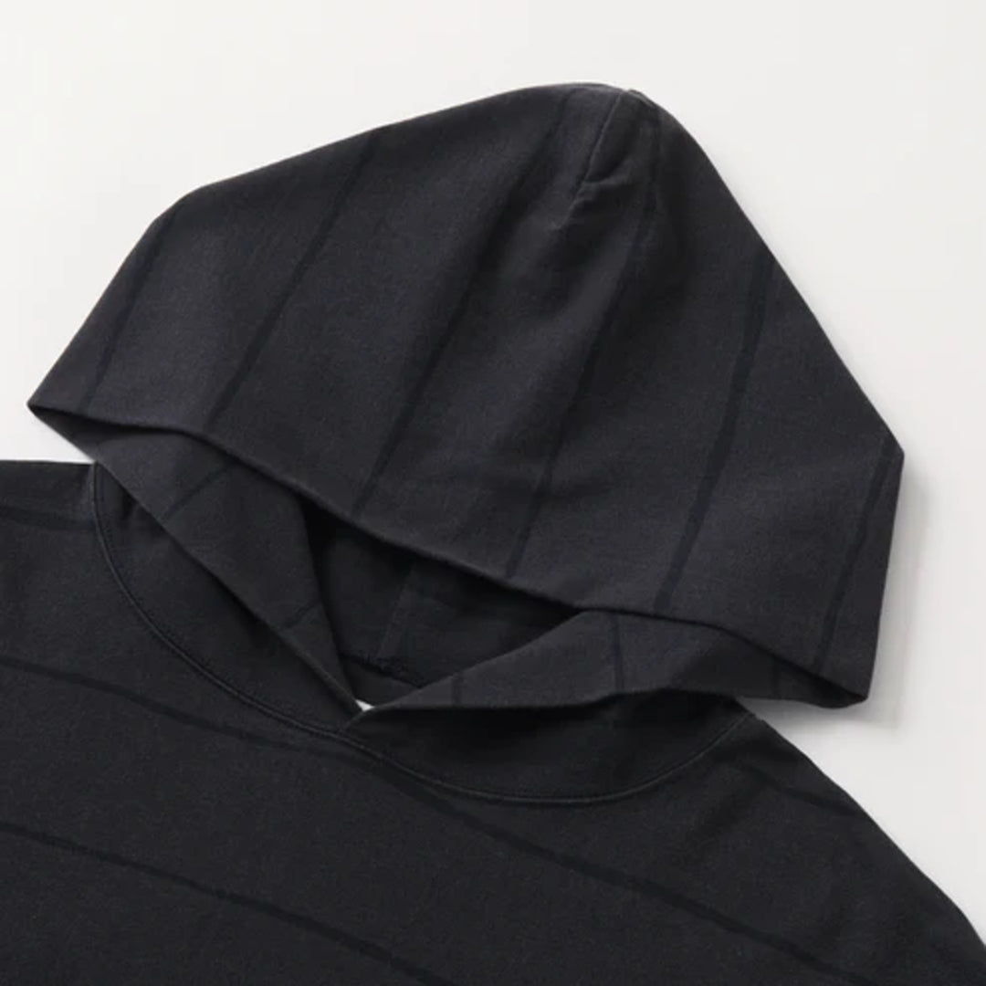 SIDE STRIPE HOODY LS TEE (DISCHARGED)