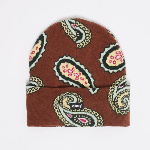 OBEY PAISLEY BEANIE