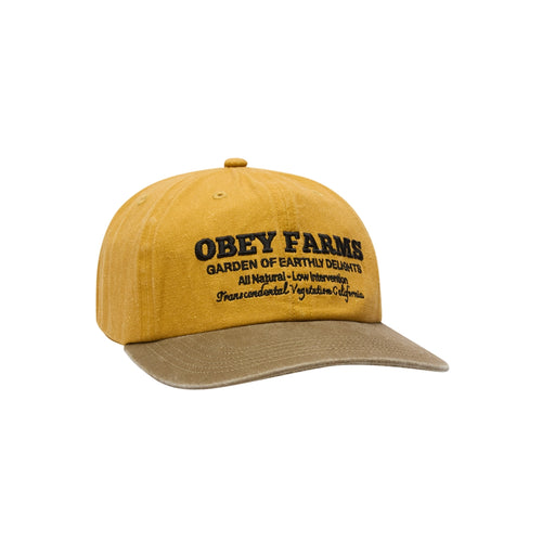 PIGMENT OBEY FARMS 6 PANEL STRAPBACK