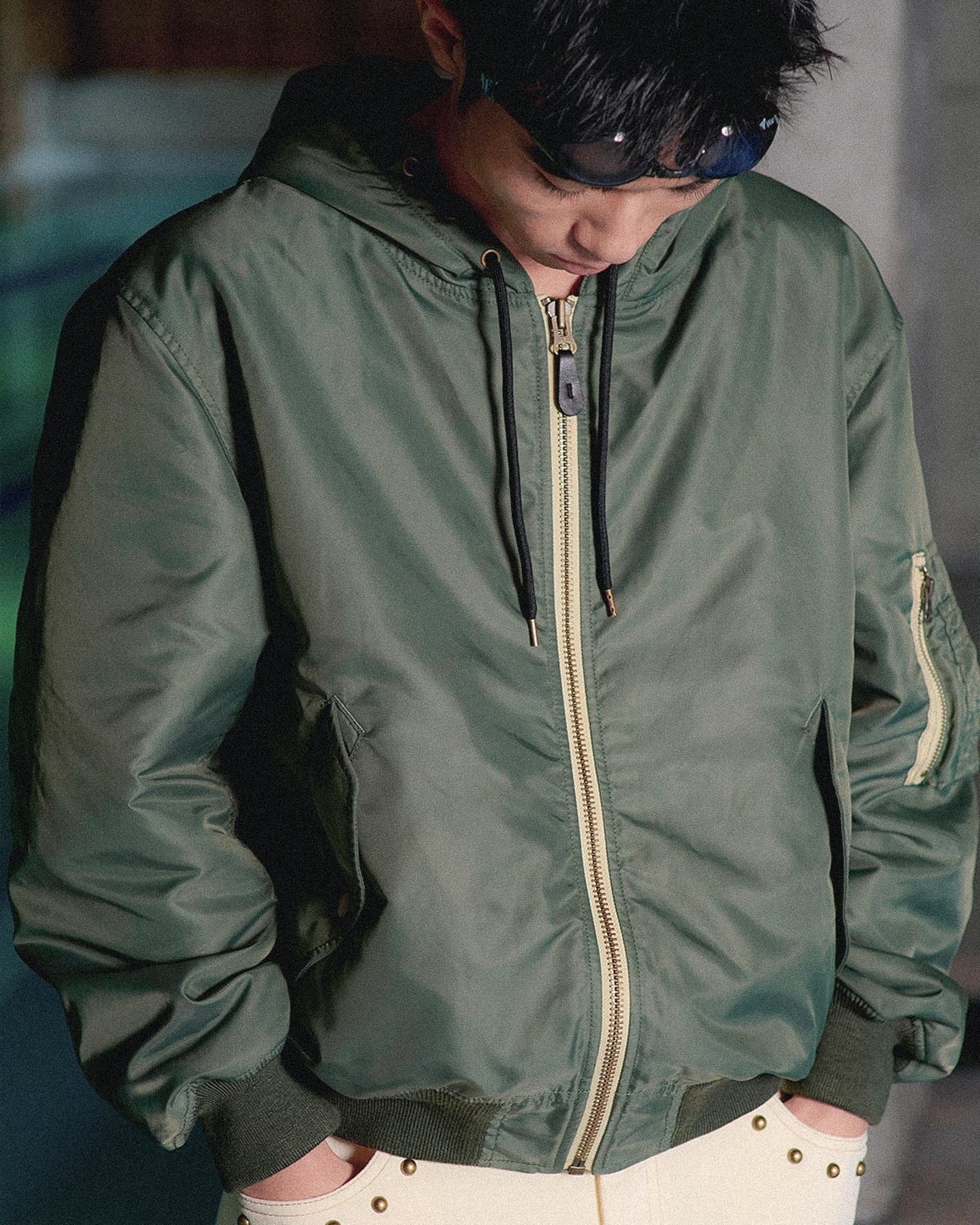 Hooded Flight Jacket