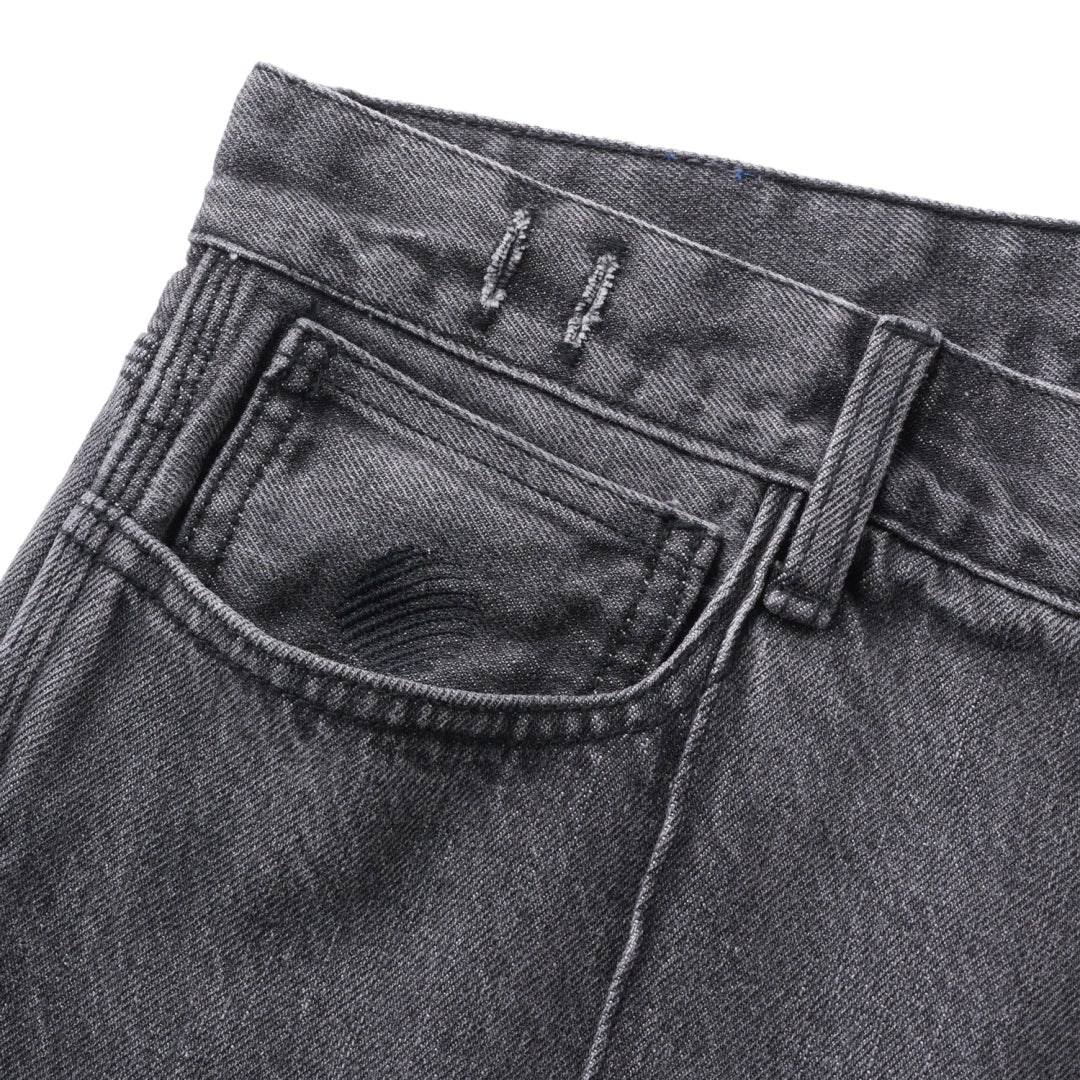 BLOCK BAGGIE DENIM PANTS