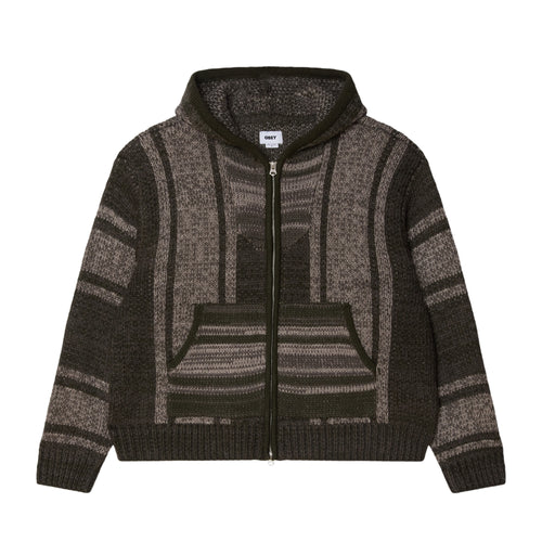 ZIP UP BAJA SWEATER
