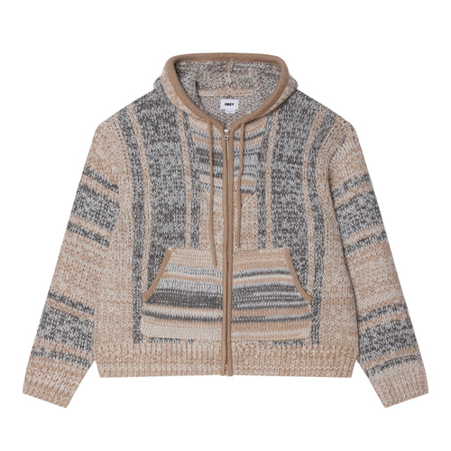 ZIP UP BAJA SWEATER