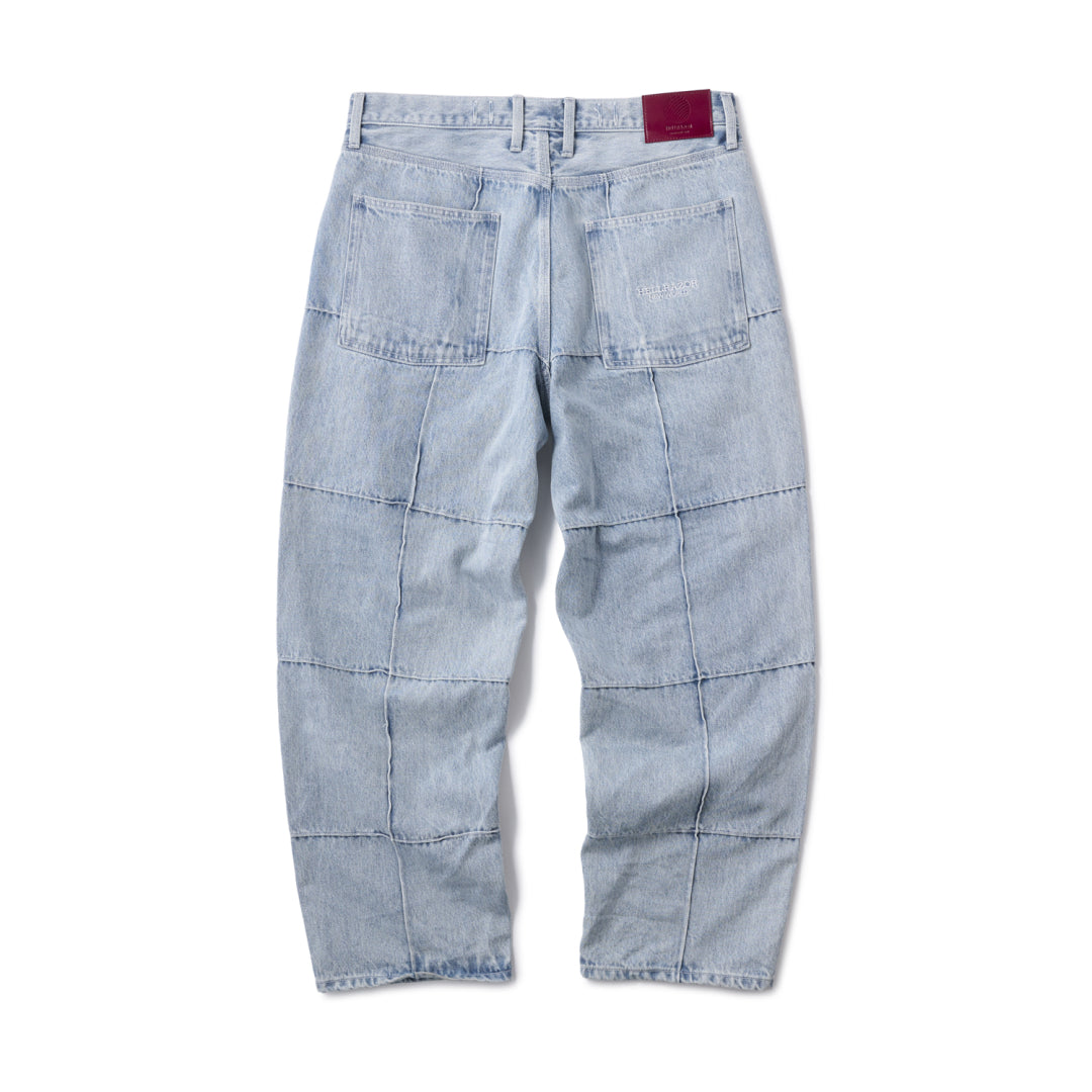 BLOCK BAGGIE DENIM PANTS