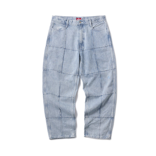 BLOCK BAGGIE DENIM PANTS
