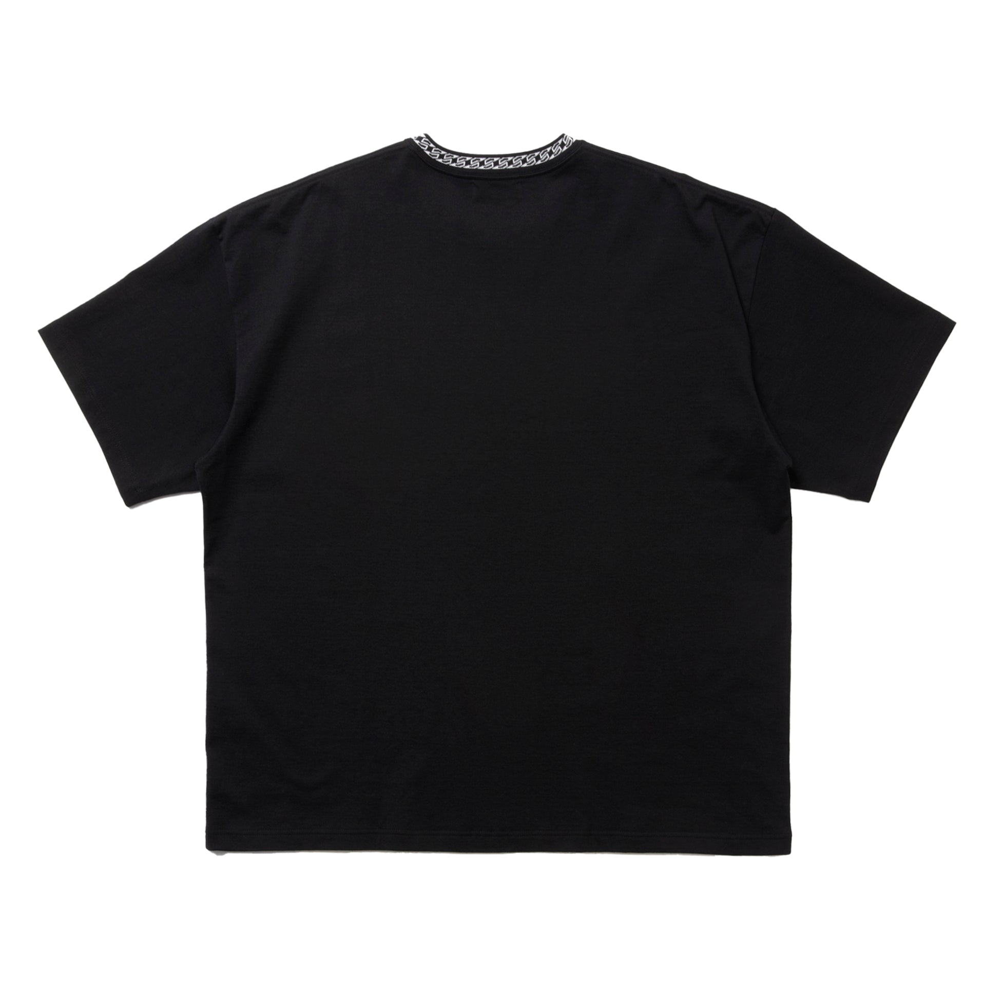Jacquard Neck S/S Tee