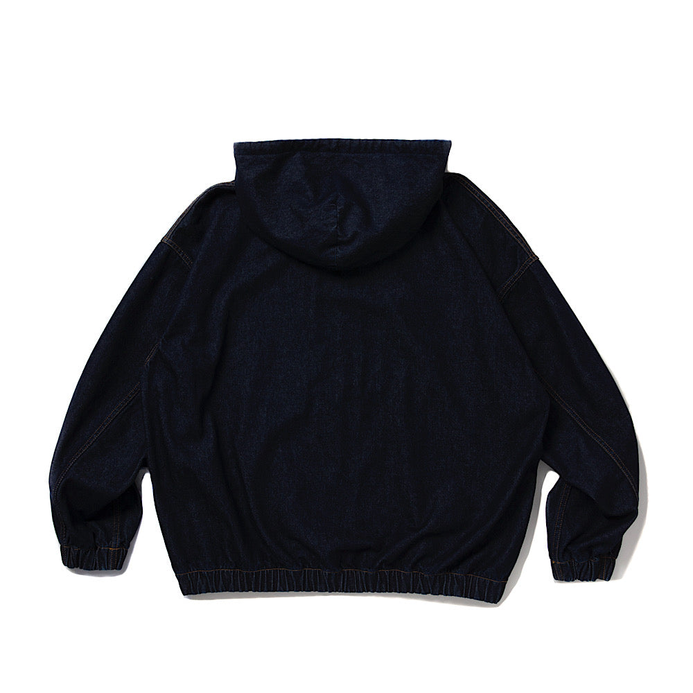 12.5oz Denim Zip UP Hooded Jacket