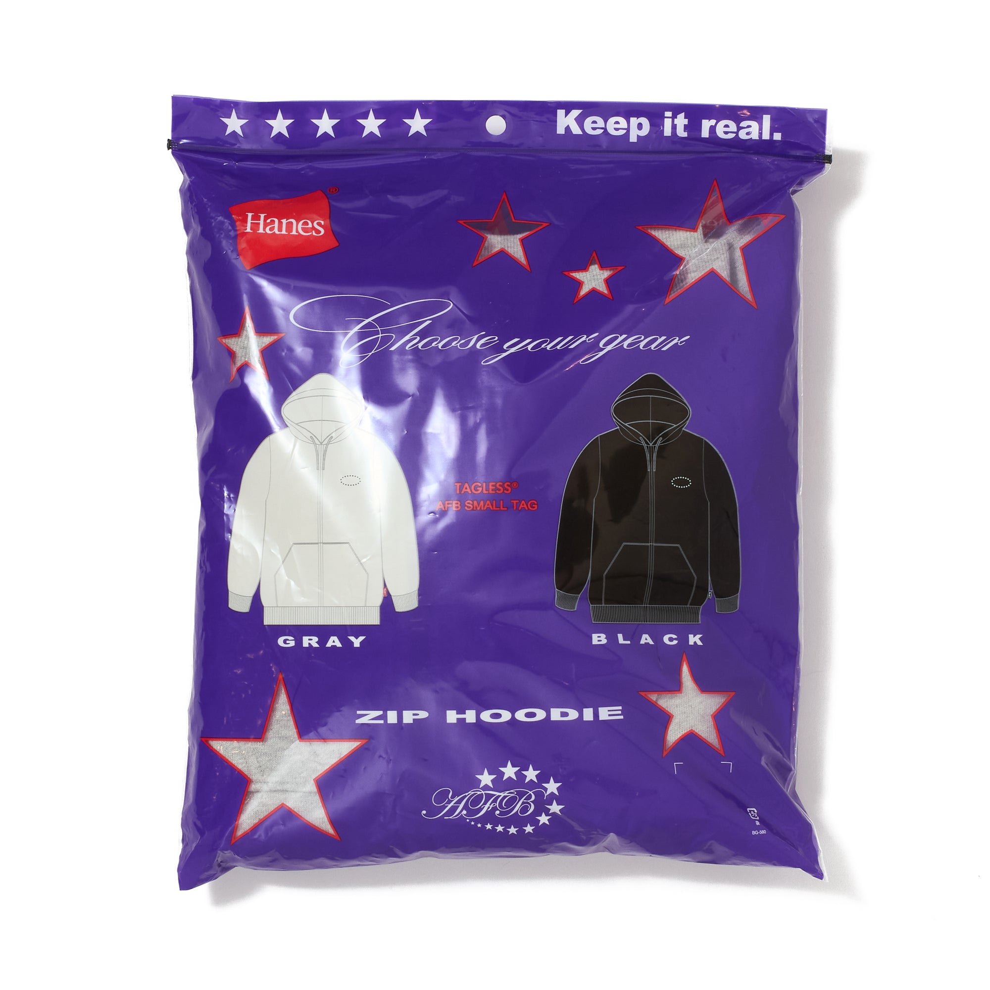 AFB×HANES SWEAT ZIP UP HOODIE