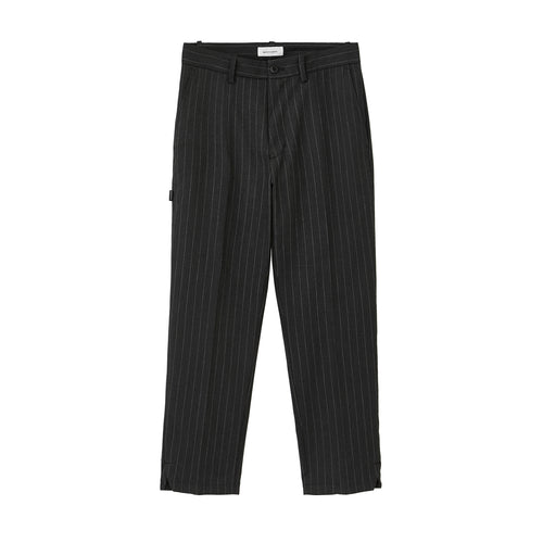 YAKUZA Pin-Stripes Cropped Trousers