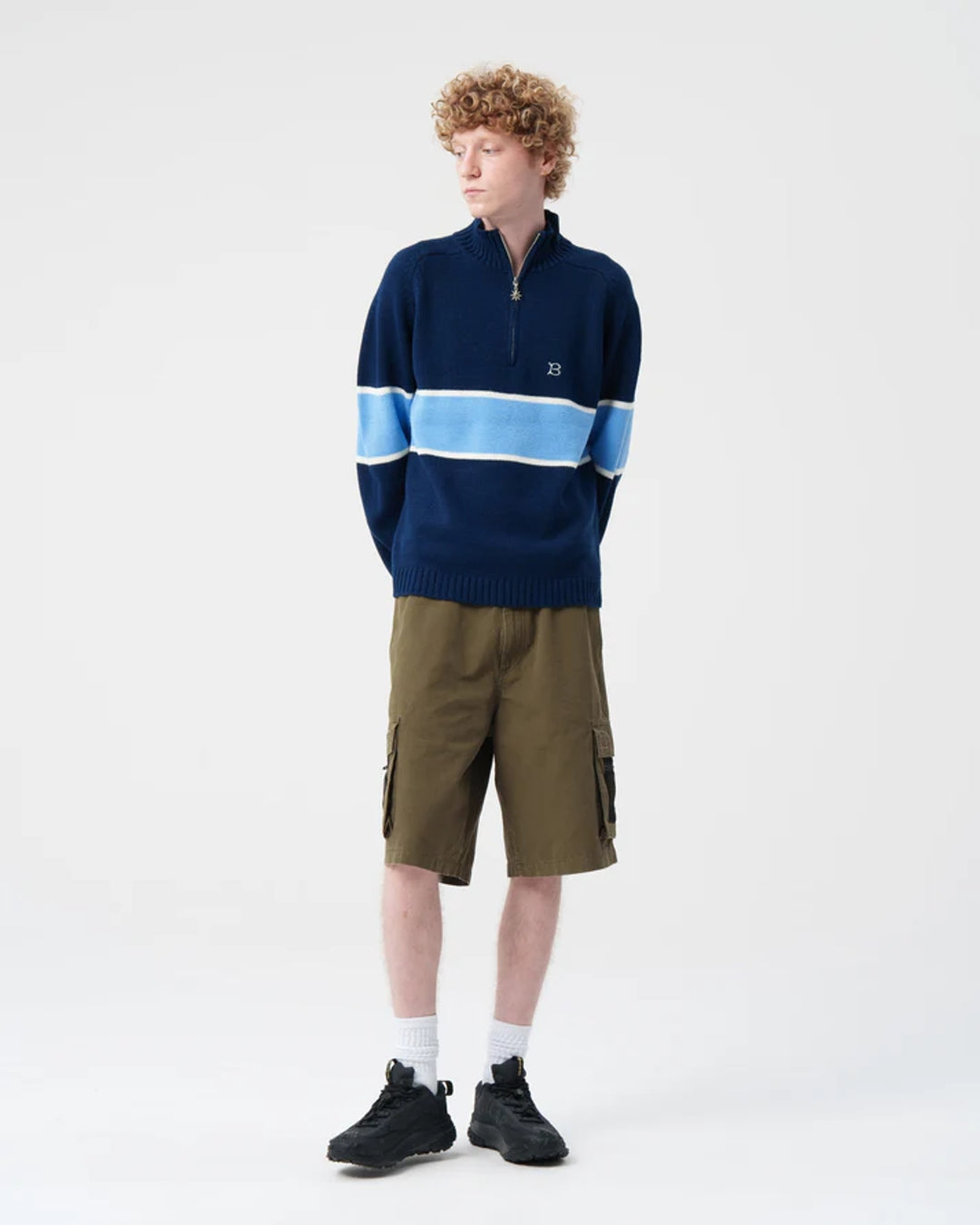 Half-Zip Drivers Knit