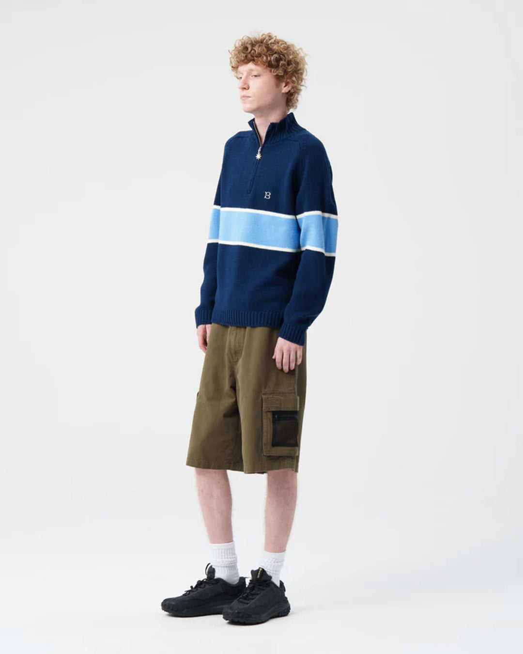 Half-Zip Drivers Knit