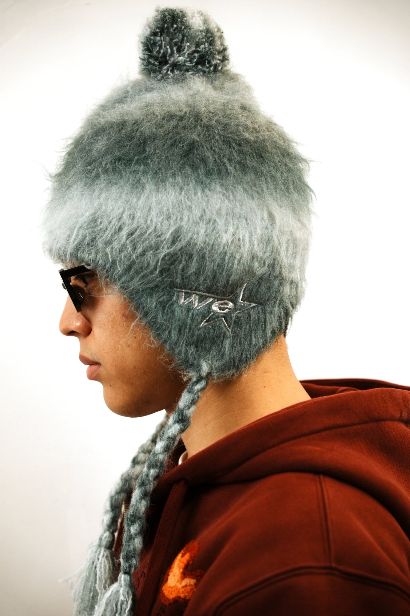 Gradation Mohair Pilot Cap