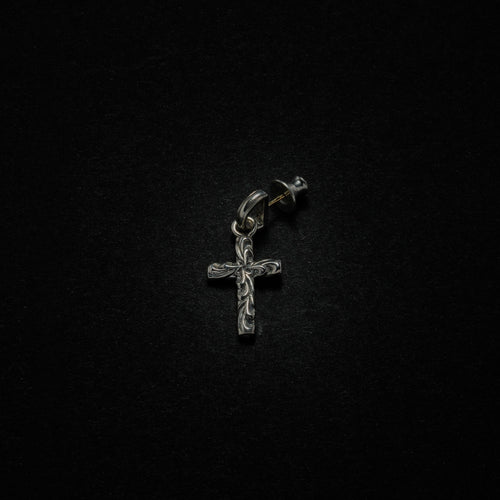 Ornament Cross Earring