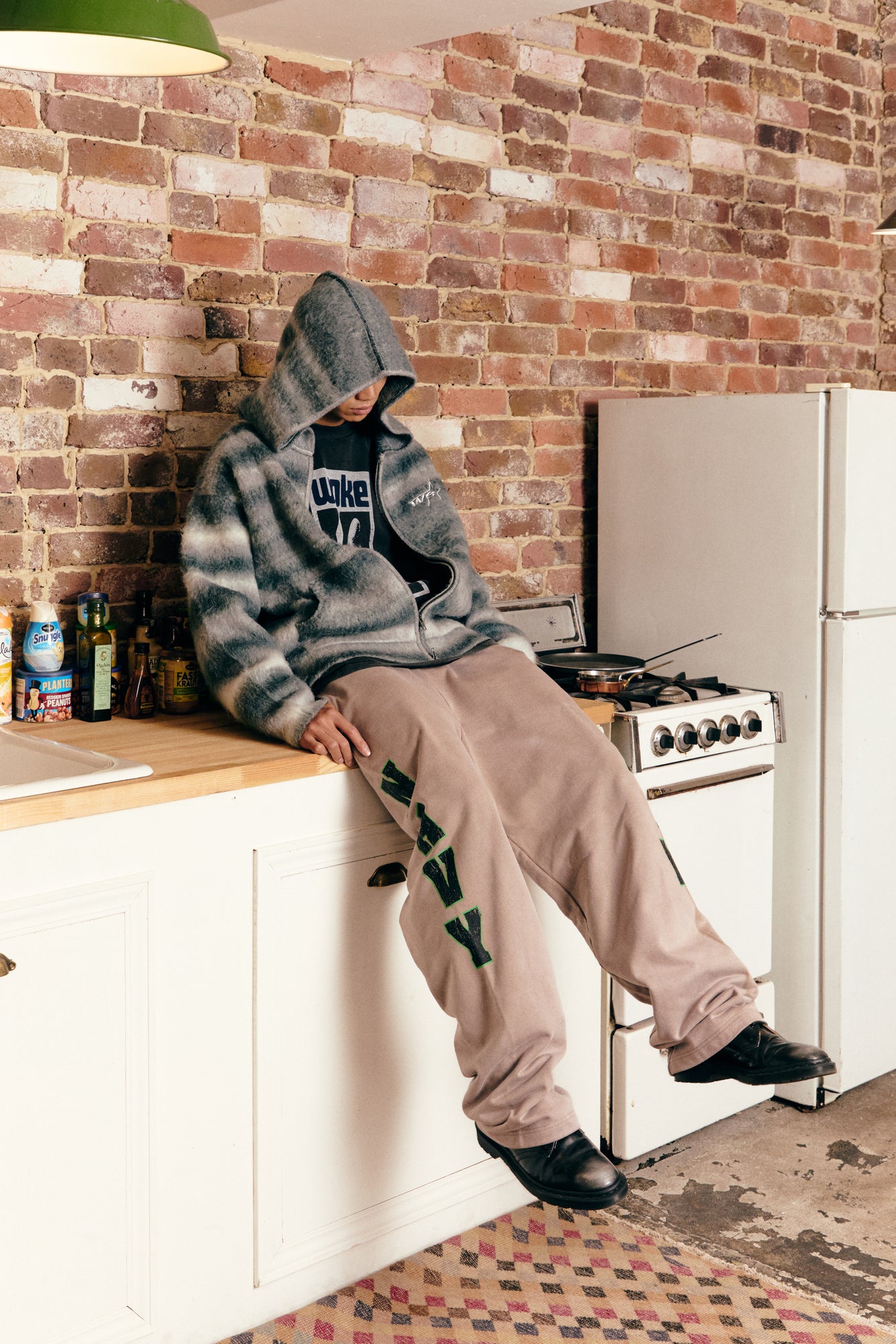 Faded Navy Sweat Pants