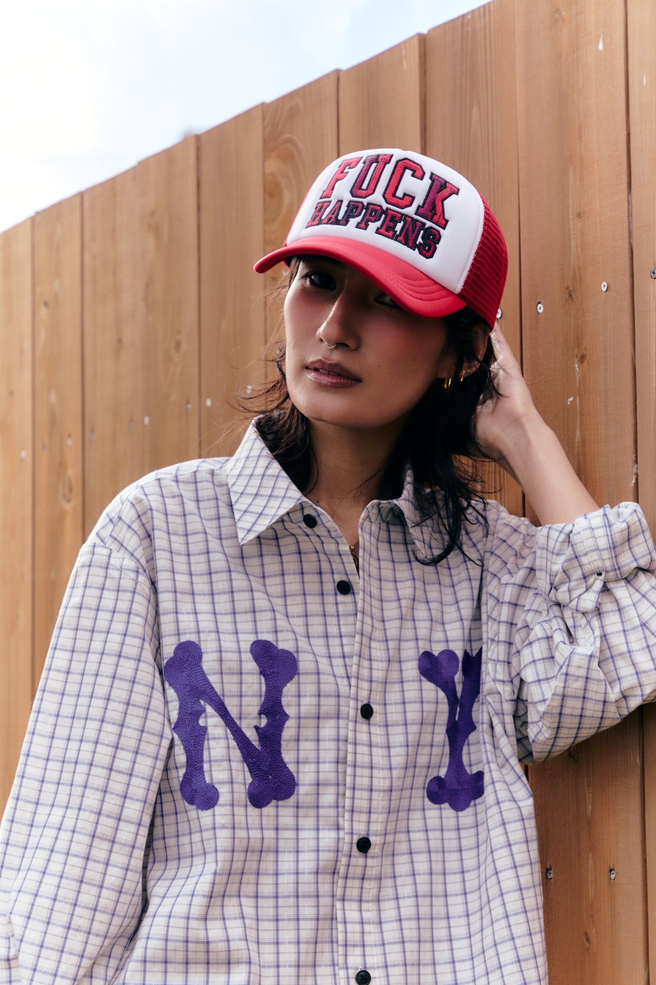 NY Glit Check Shirt