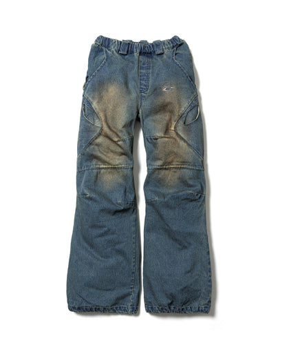 CPG RHOMBUS FADE DENIM PANTS