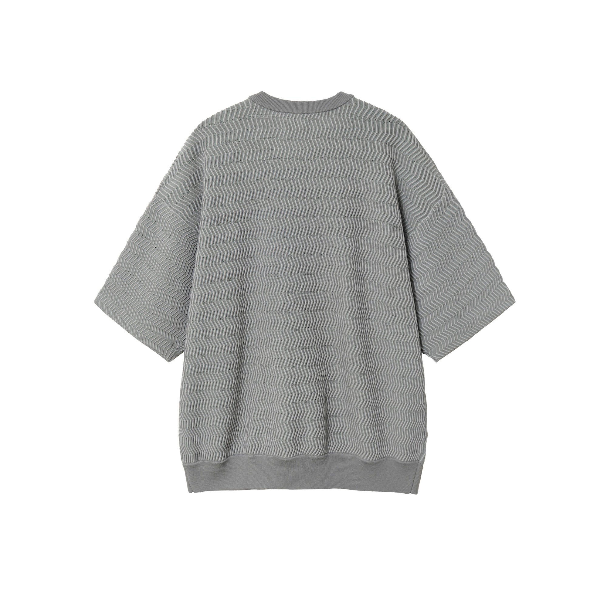 ZIGZAG LINED SS CREW
