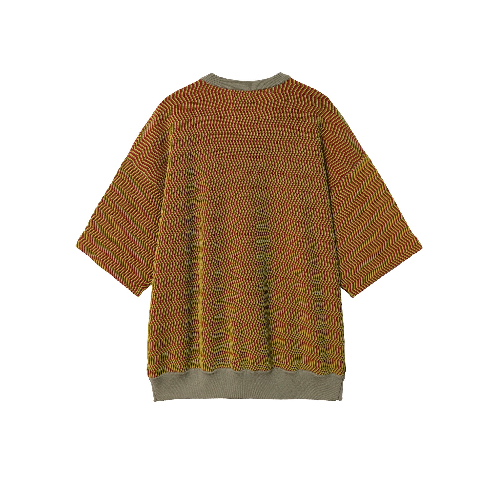 ZIGZAG LINED SS CREW
